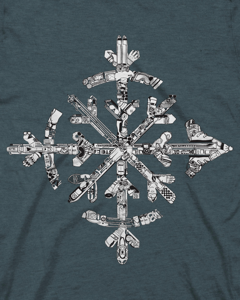 Flurry Tee - Stone Blue