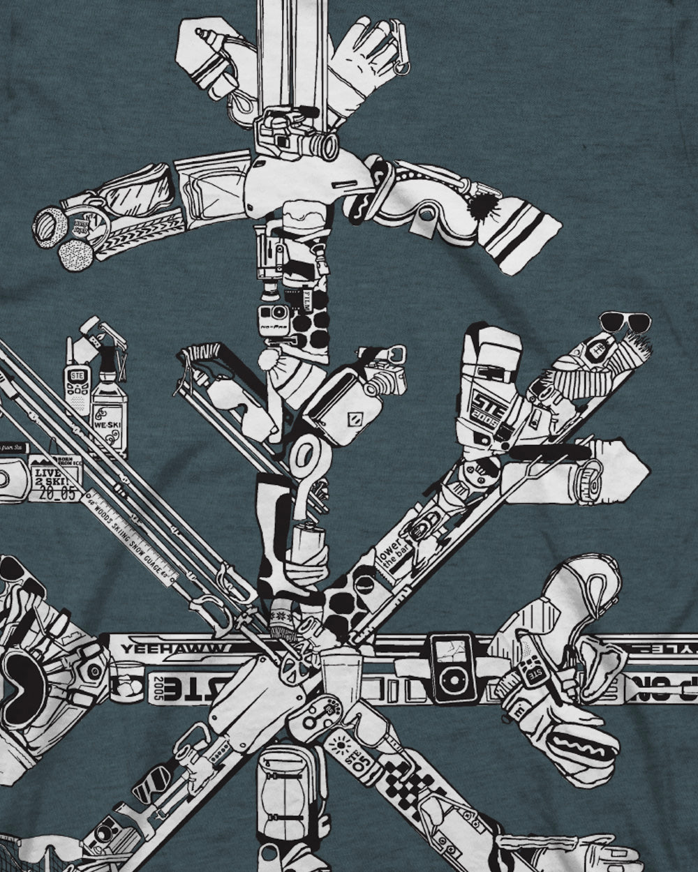 Flurry Tee - Stone Blue