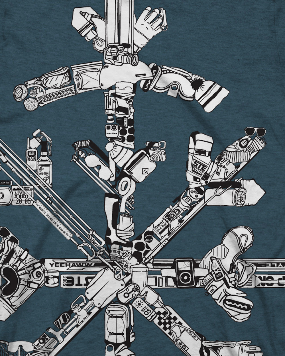 Flurry Tee - Stone Blue