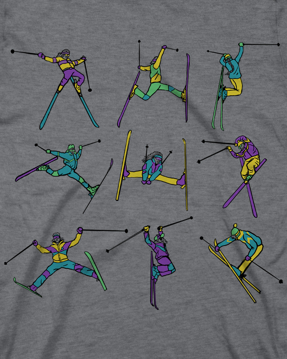 Go Big or Go Home Tee - Granite