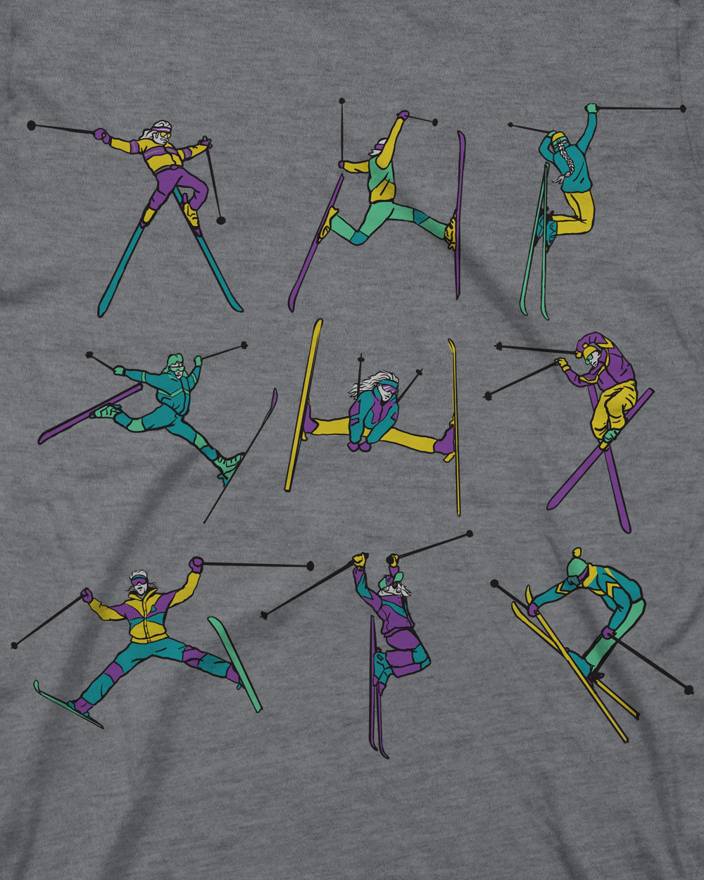 Go Big or Go Home Tee - Granite