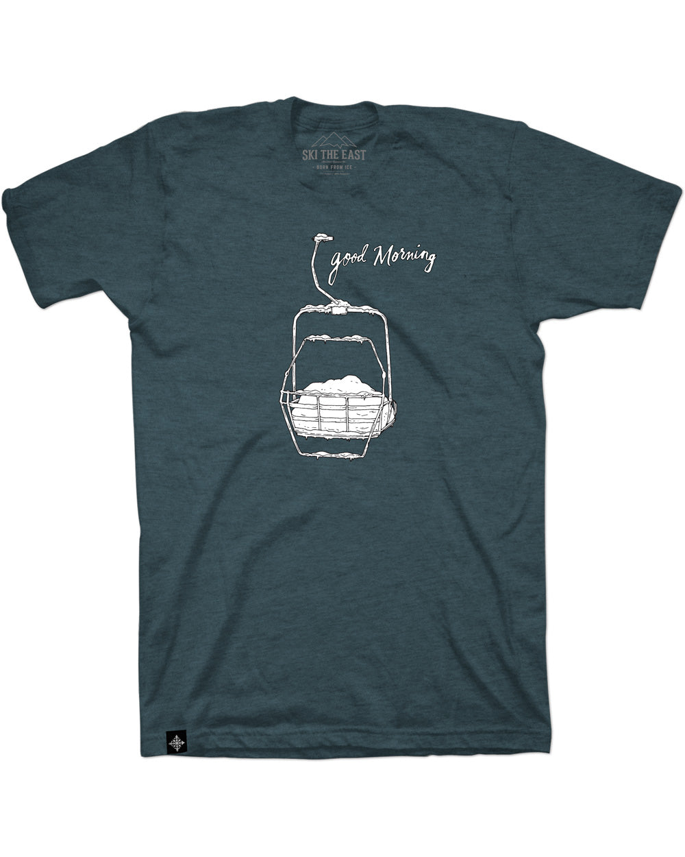 Good Morning Tee - Stone Blue