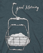 Good Morning Tee - Stone Blue