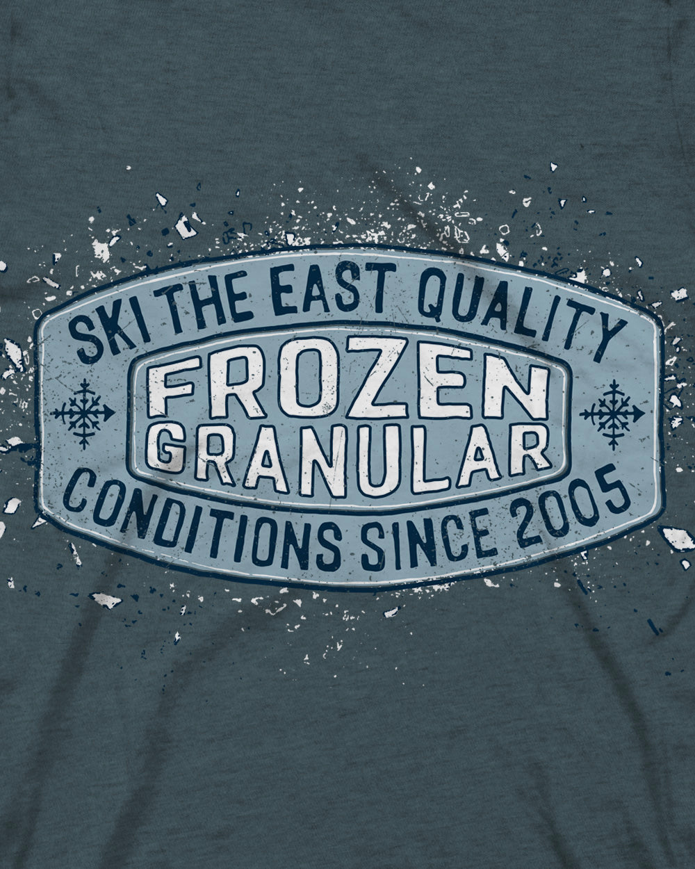 Frozen Granular Long Sleeve - Stone Blue