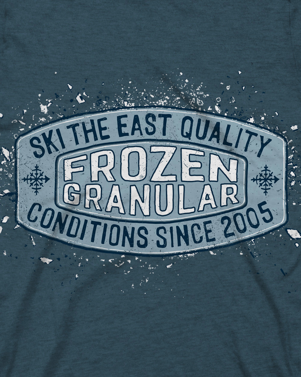 Frozen Granular Long Sleeve - Stone Blue