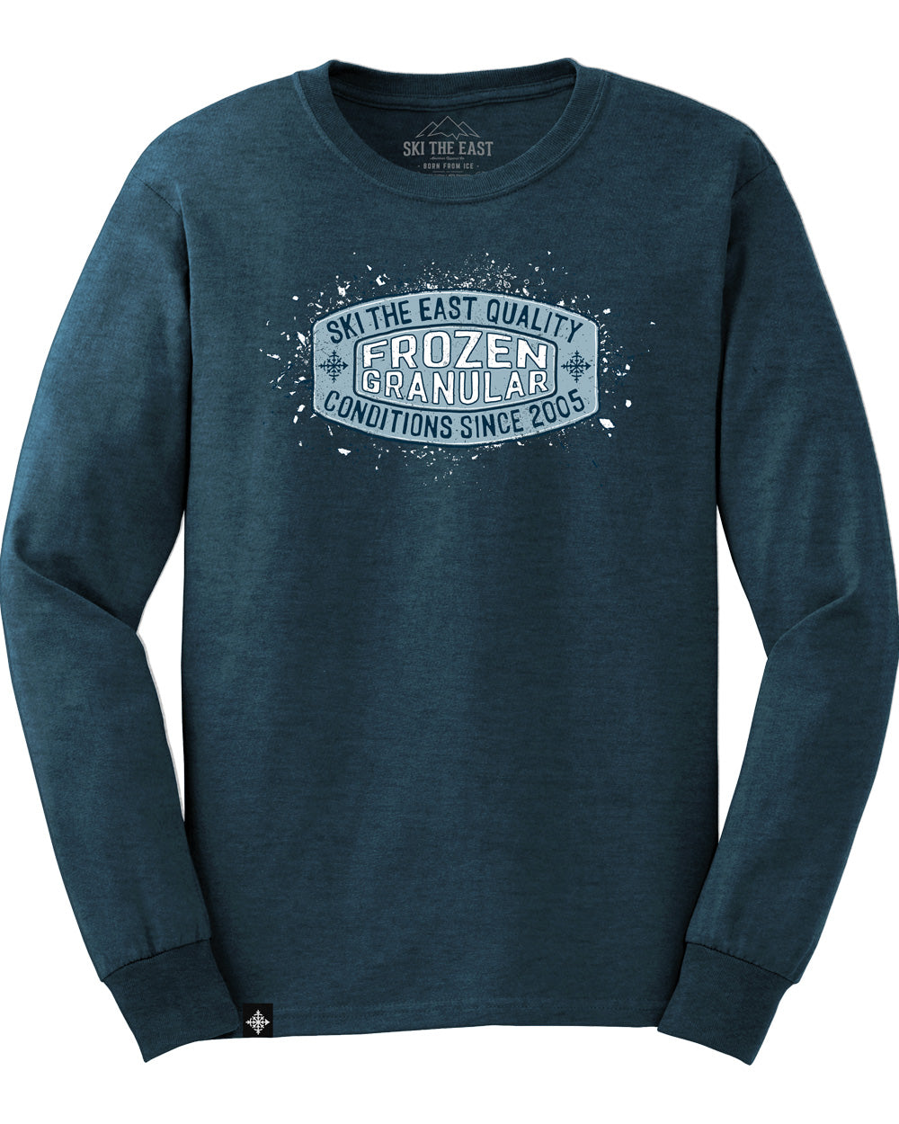 Frozen Granular Long Sleeve - Stone Blue