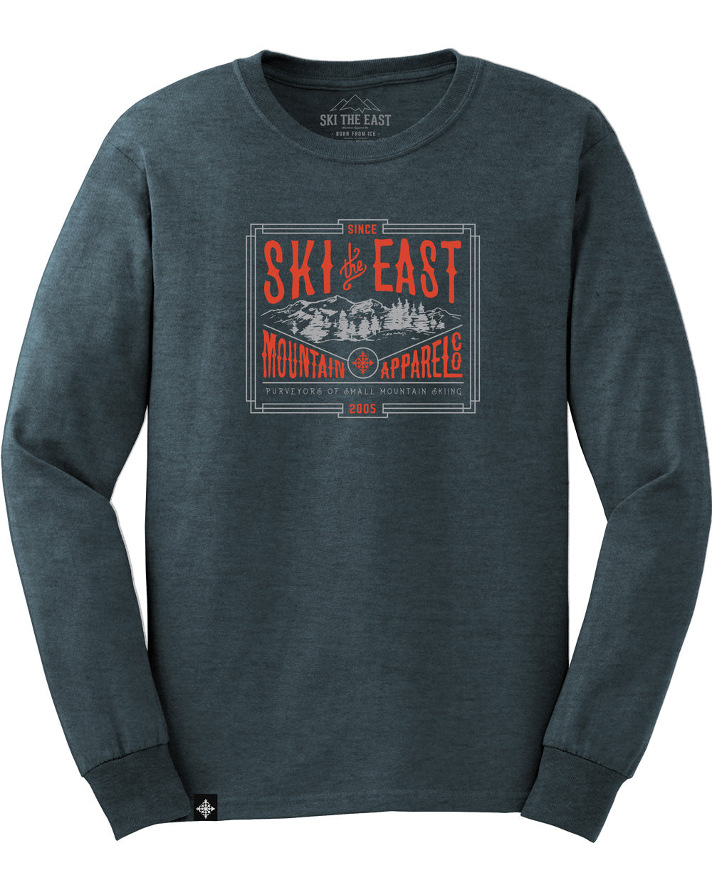 Small Mountain Long Sleeve - Stone Blue
