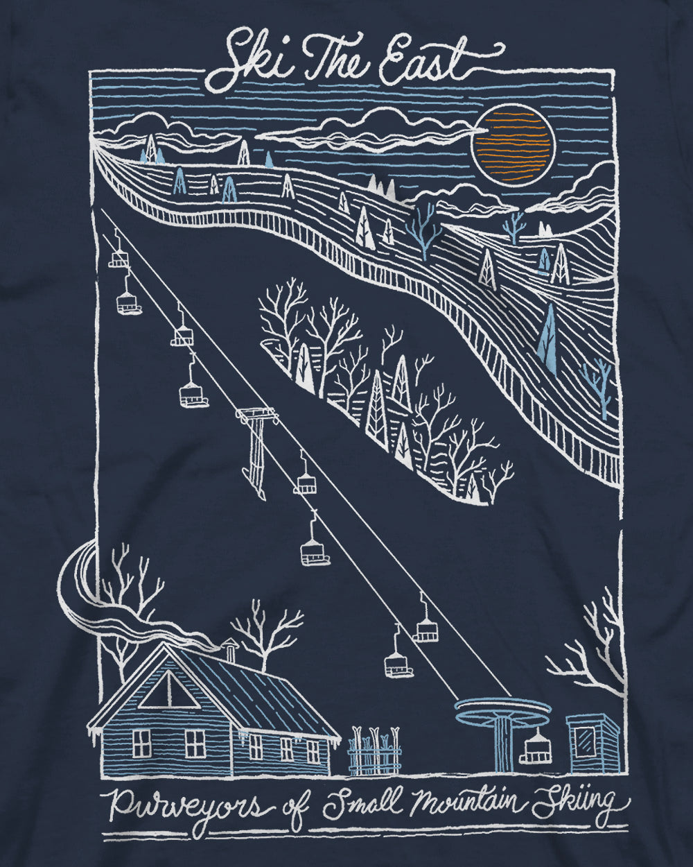 Slopeside Tee - Midnight