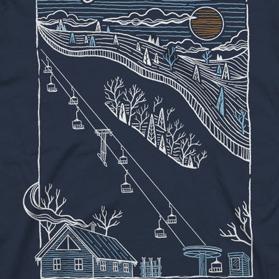 Slopeside Tee - Midnight