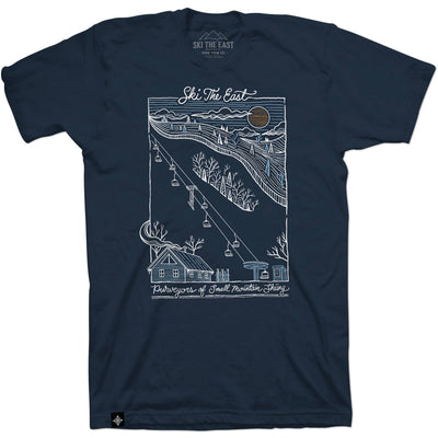 Slopeside Tee - Midnight