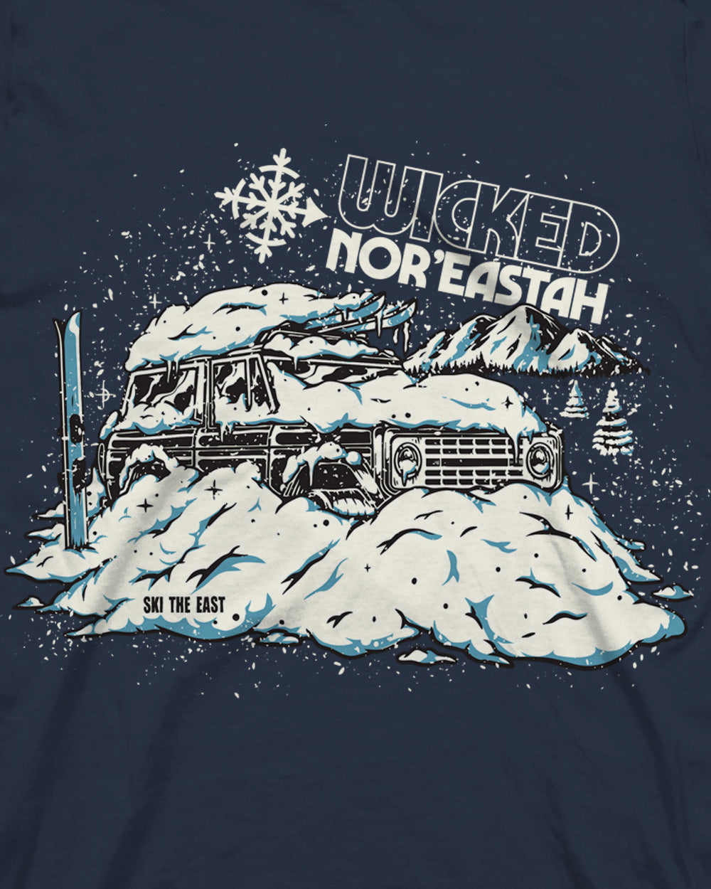 Wicked Nor'Eastah Tee - Midnight