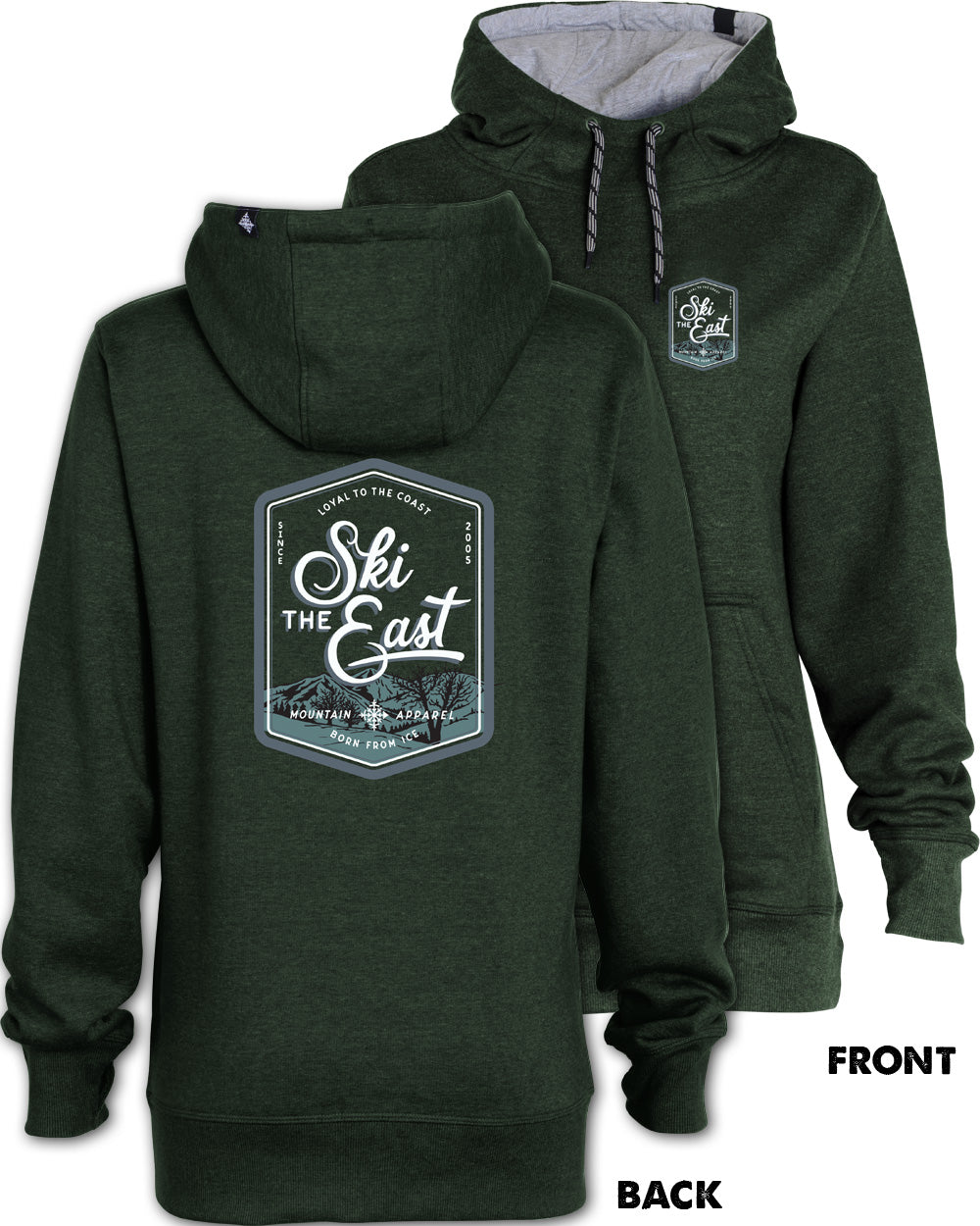 Women's Highlands Hoodie - Dark Forest