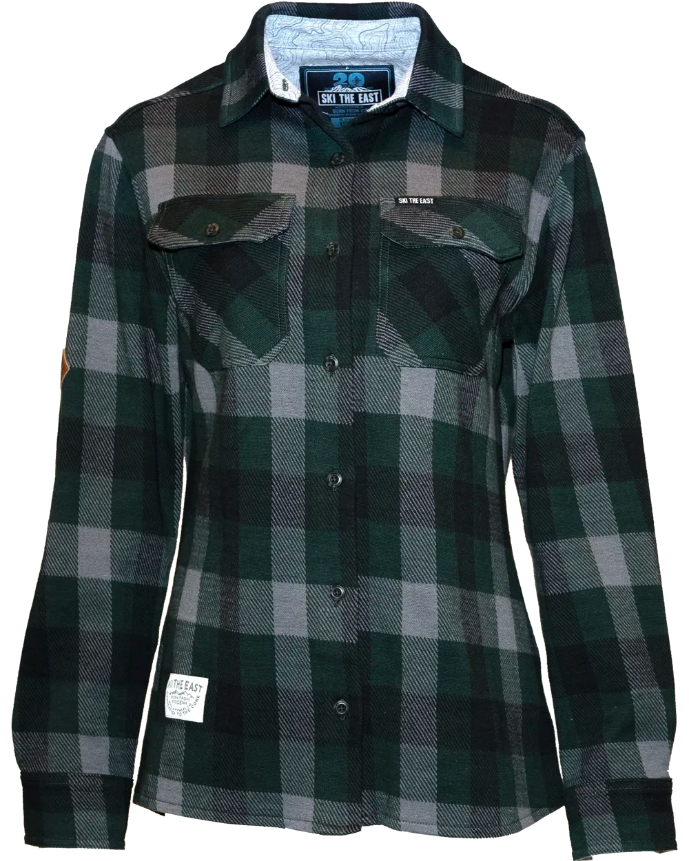 Women's Snowdrift Knit Flannel - Backwoods Pine