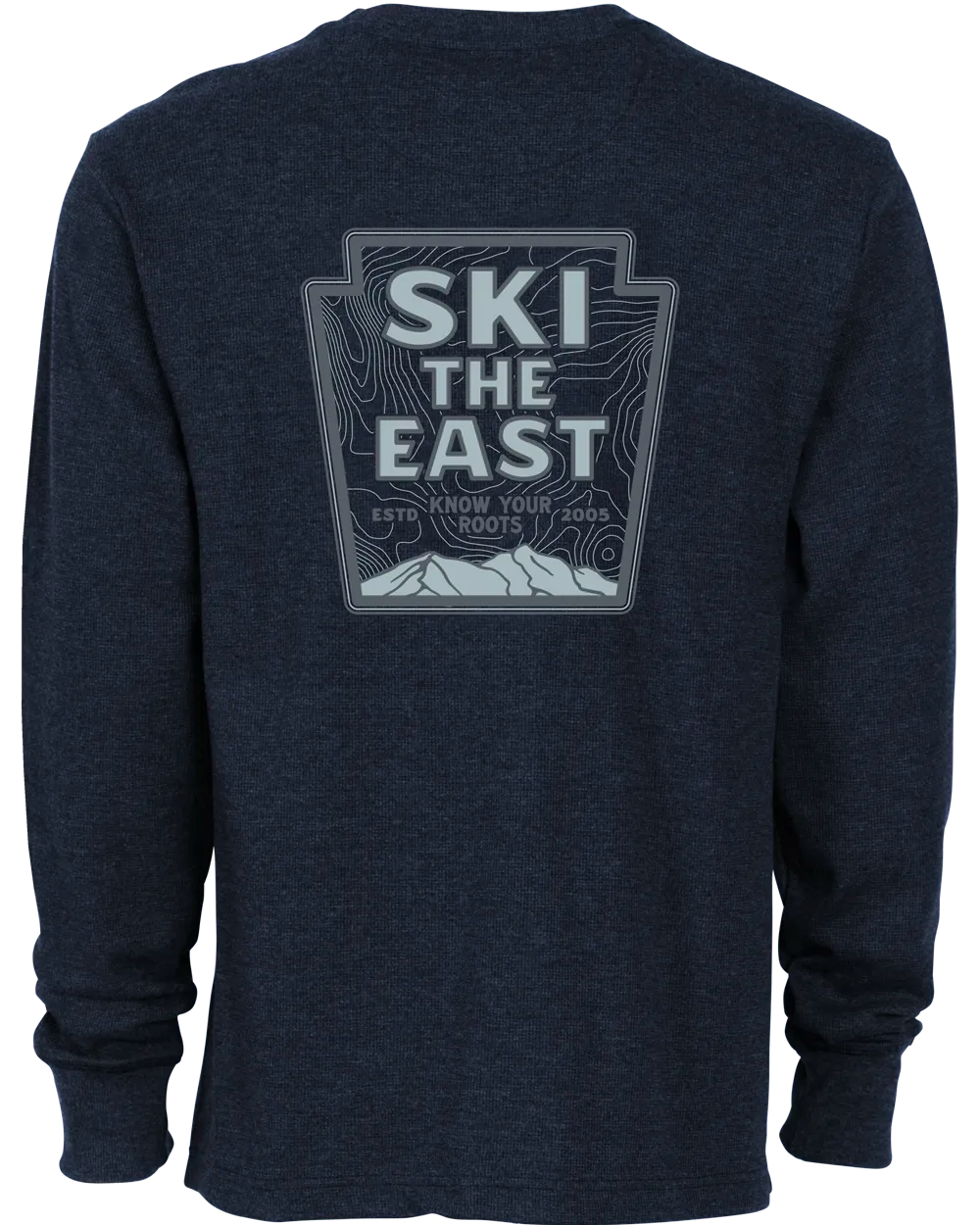 Youth Rugged Roots Waffle Crew - Midnight