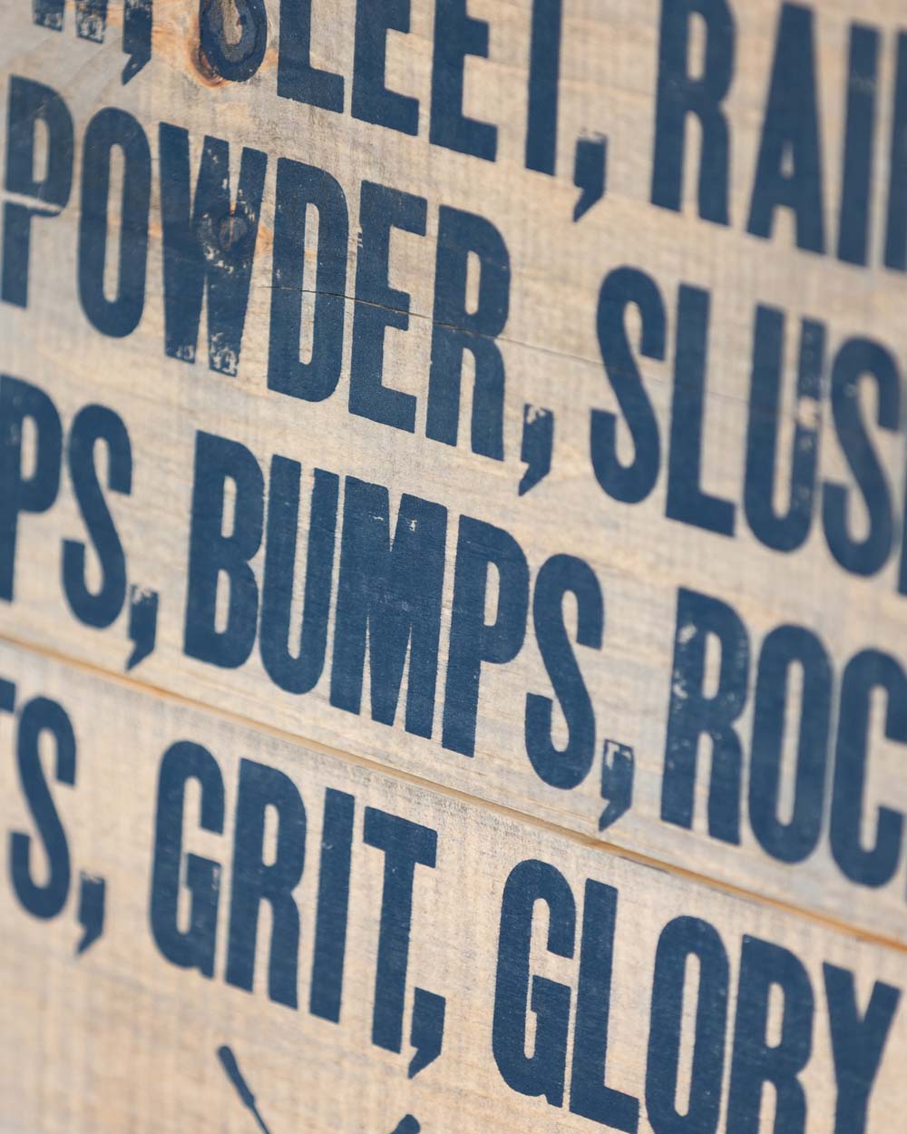 Dedicated Barn Wood Sign