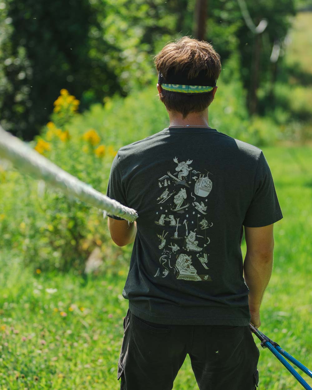 Critter Peak Tee - Dark Forest