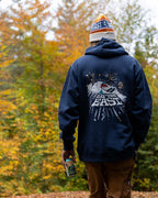 Dedicated To The Deep Hoodie - Navy