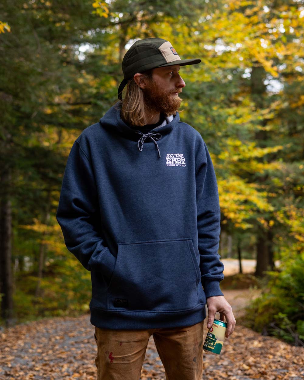 Small Mountain Quilted Hat - Dark Forest/Maple