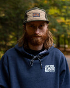 Small Mountain Quilted Hat - Dark Forest/Maple