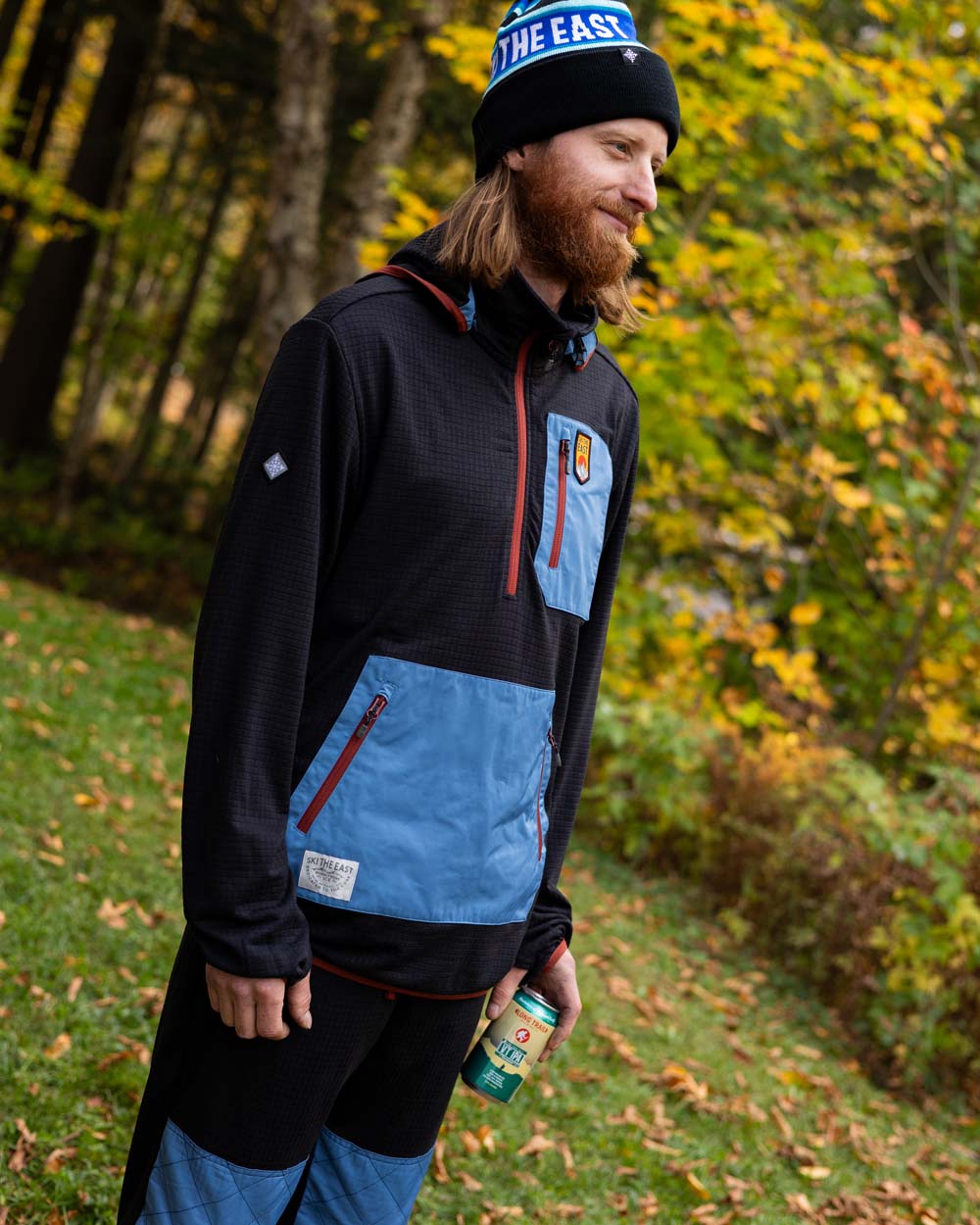 Bobcat Half Zip Tech Fleece - Vintage Black