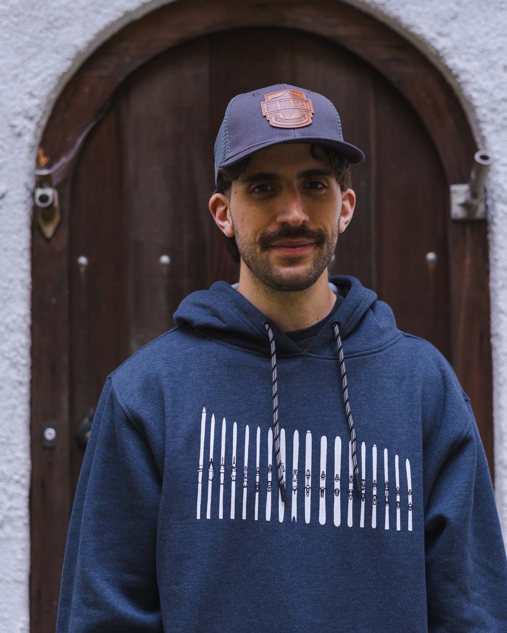 Born From Ice Trucker Hat - Vintage Black