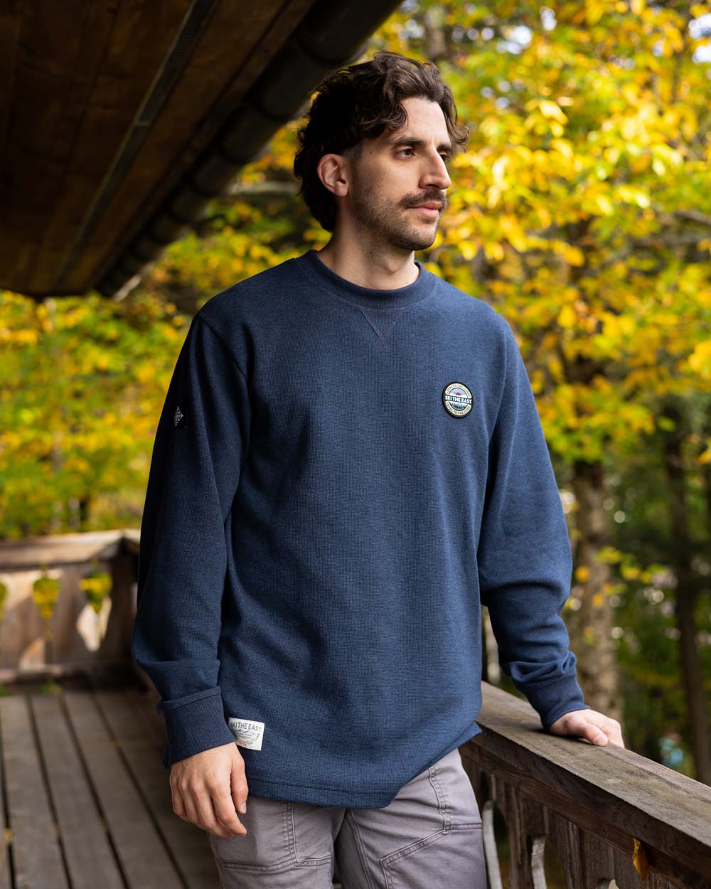Core Waffle Crew - Navy