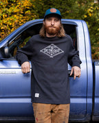 High Alpine Waffle Crew - Vintage Black