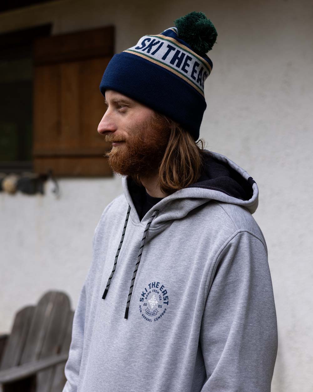 Tailgater Pom Beanie - Blue Ridge