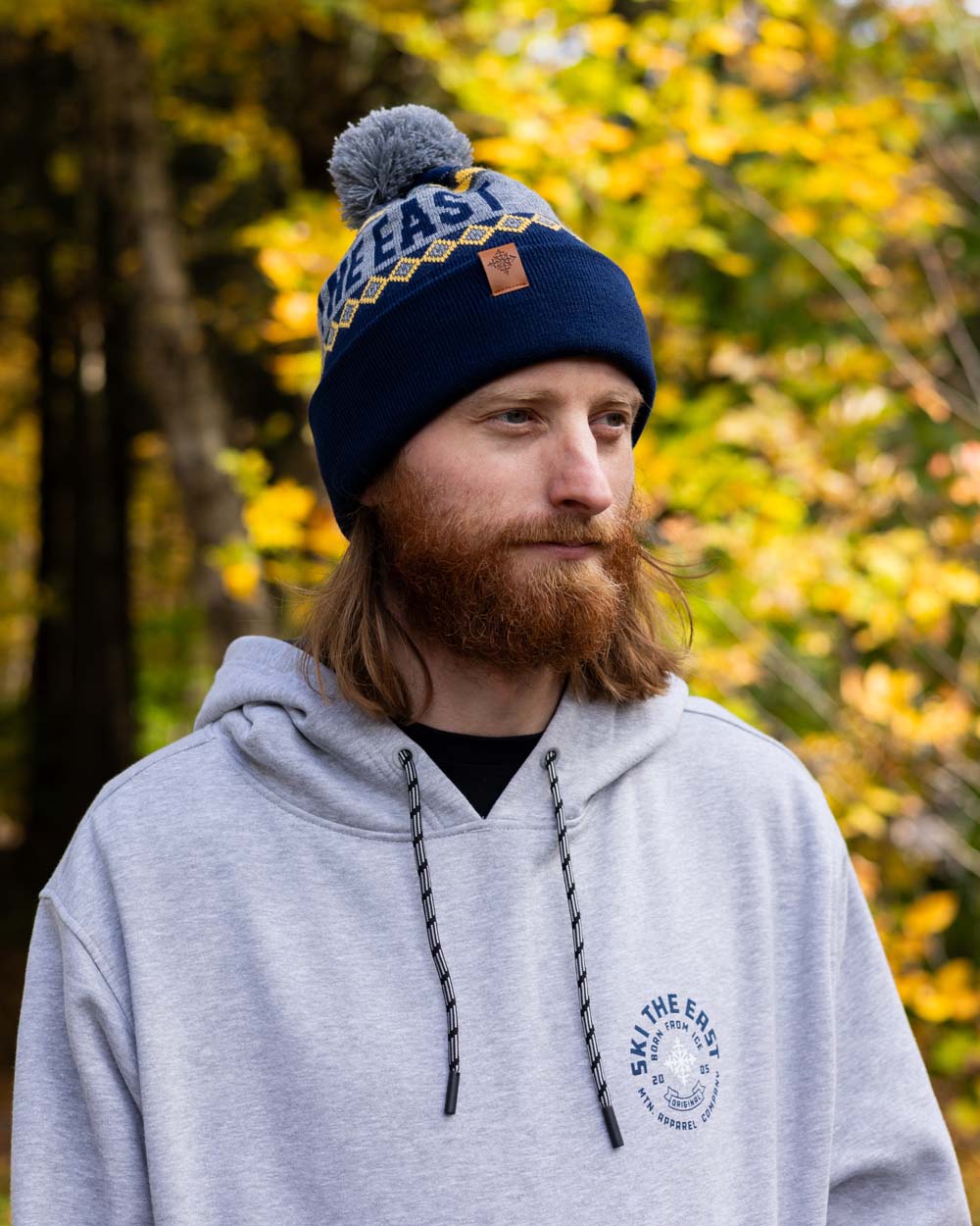 Powder Day Pom Beanie - Tundra