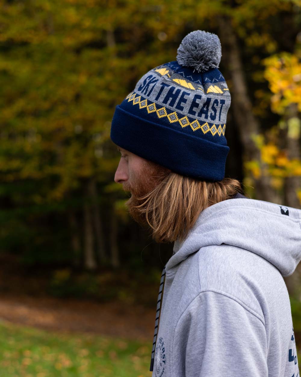 Powder Day Pom Beanie - Tundra