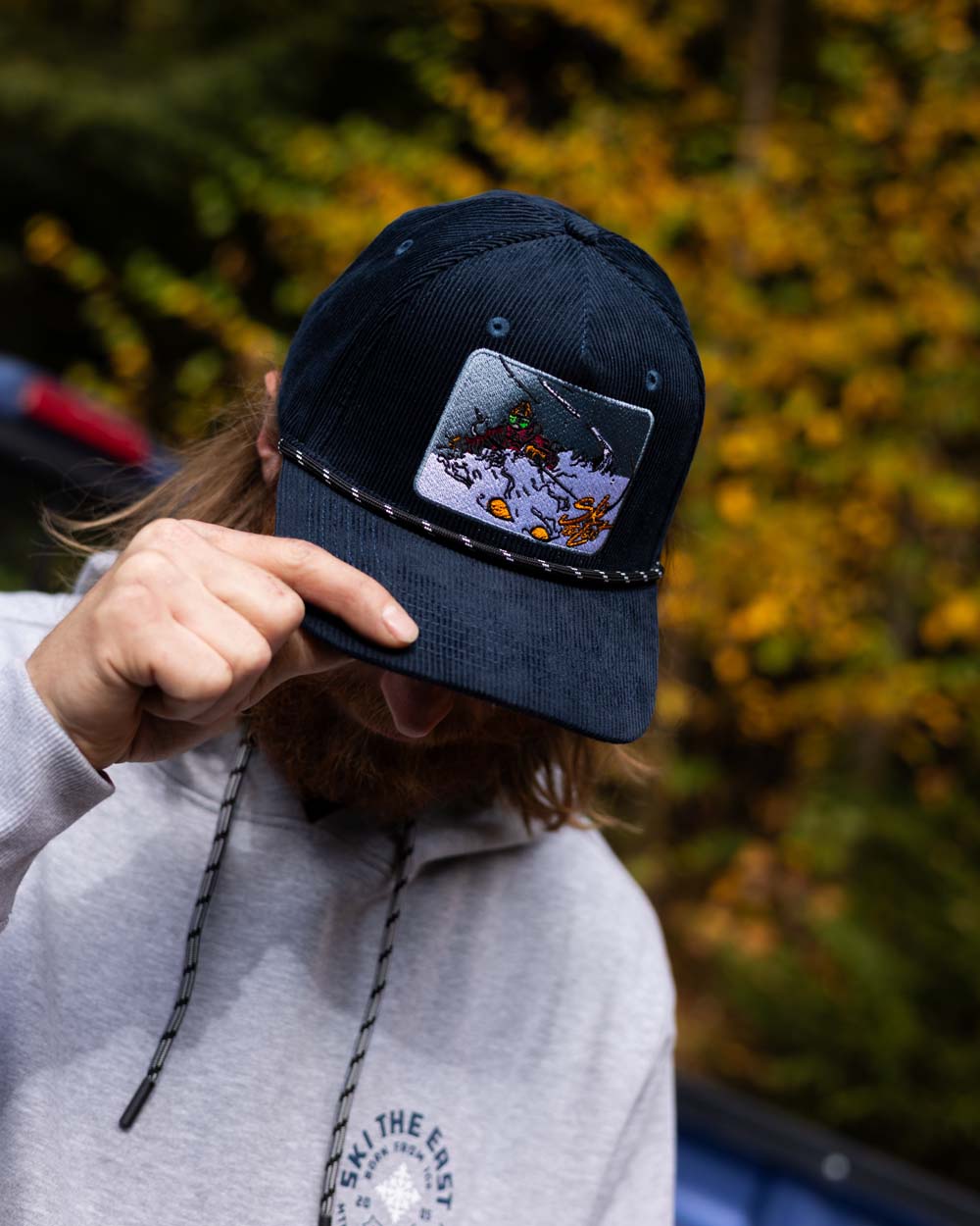 Steep n' Deep Corduroy Hat - Stone Blue