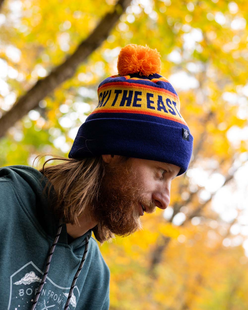 Tailgater Pom Beanie - Sun Run
