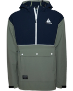 Gale Force Anorak Jacket - Stone Blue/Pine