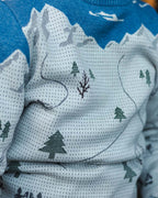 Peak Party Shredder Sweater - Navy/Gray