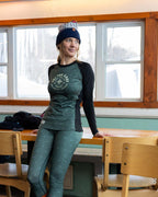 Women's Elevated Baselayer Shirt - Dark Forest