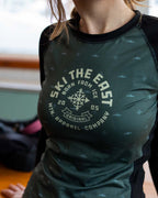 Women's Elevated Baselayer Shirt - Dark Forest