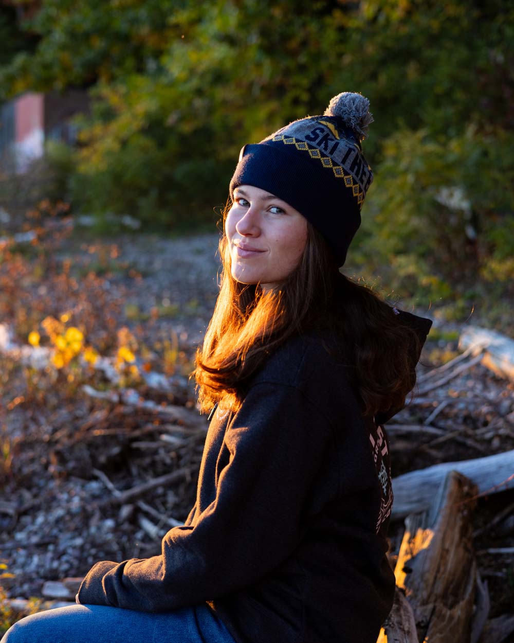Powder Day Pom Beanie - Tundra