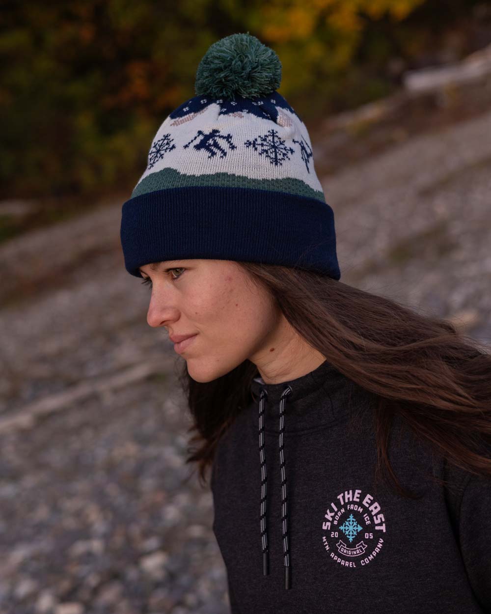 Altitude Pom Beanie - Pine Peak