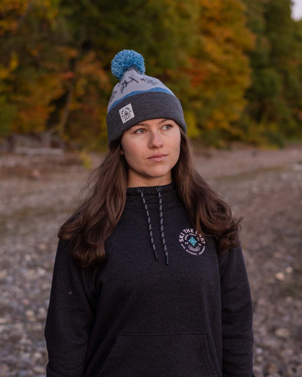 Altitude Pom Beanie - Mountain Frost