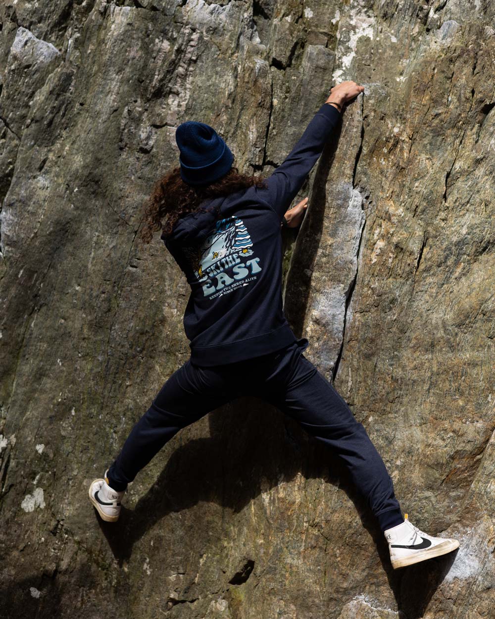 Powder Daze Lightweight Hoodie - Navy