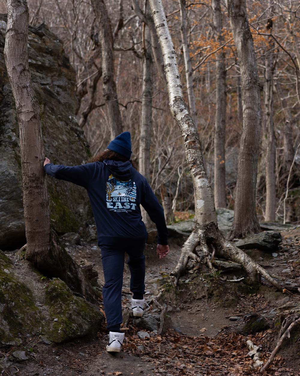 Powder Daze Lightweight Hoodie - Navy