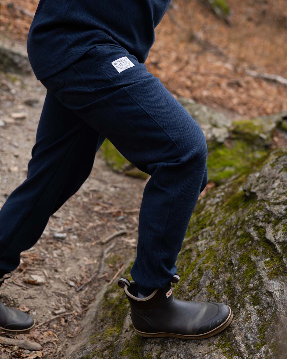 Woodland Waffle Joggers - Navy