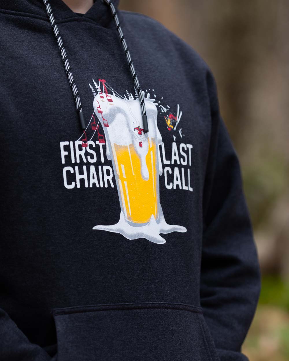 First Chair Last Call Hoodie - Vintage Black