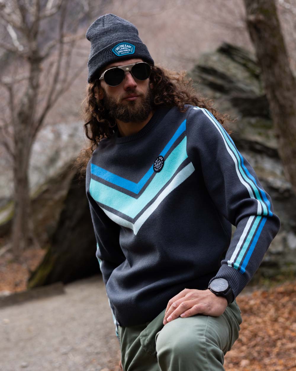 Glory Days Shredder Sweater - Vintage Black