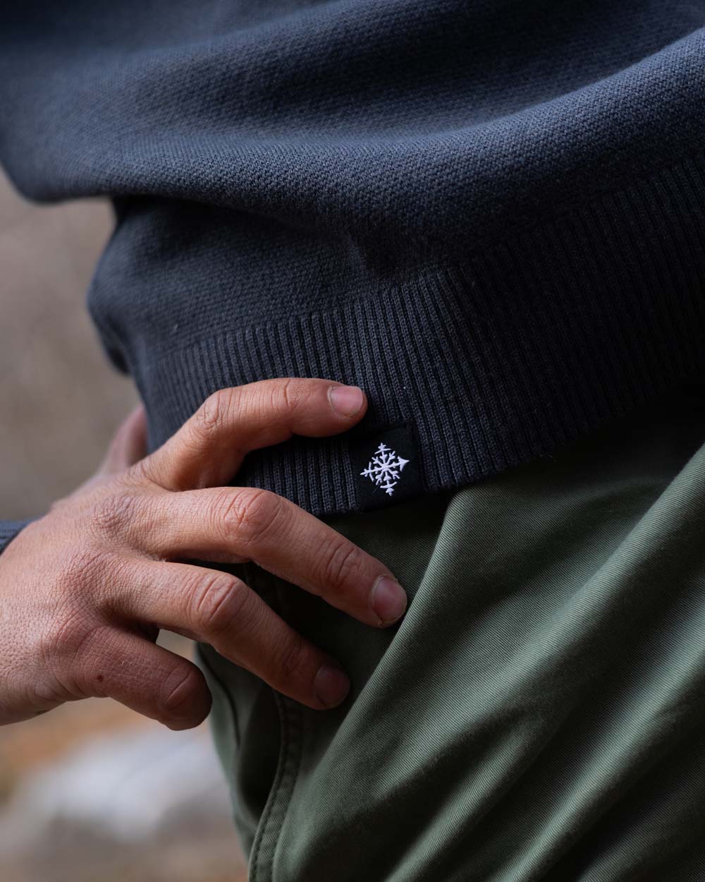 Glory Days Shredder Sweater - Vintage Black