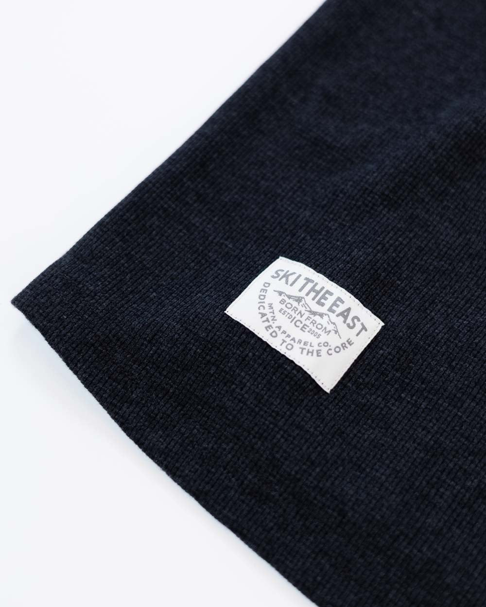 Women's Core Waffle Crew - Vintage Black