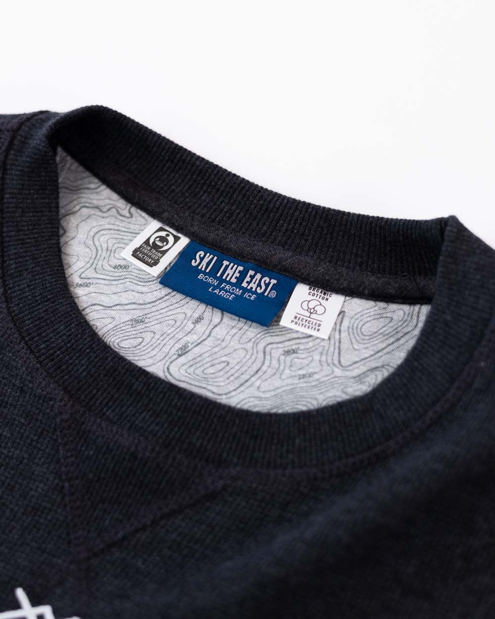 High Alpine Waffle Crew - Vintage Black