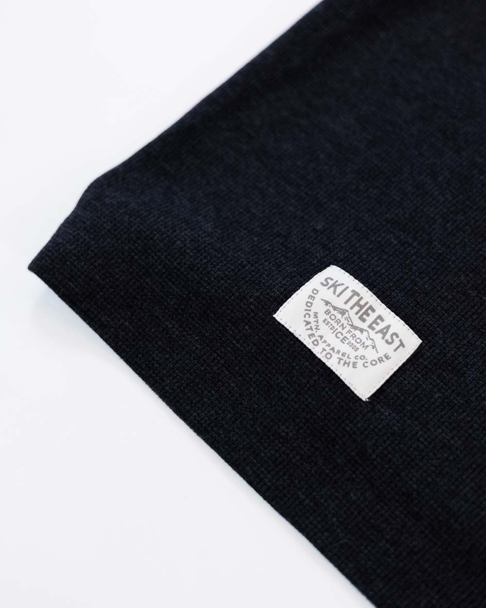 High Alpine Waffle Crew - Vintage Black