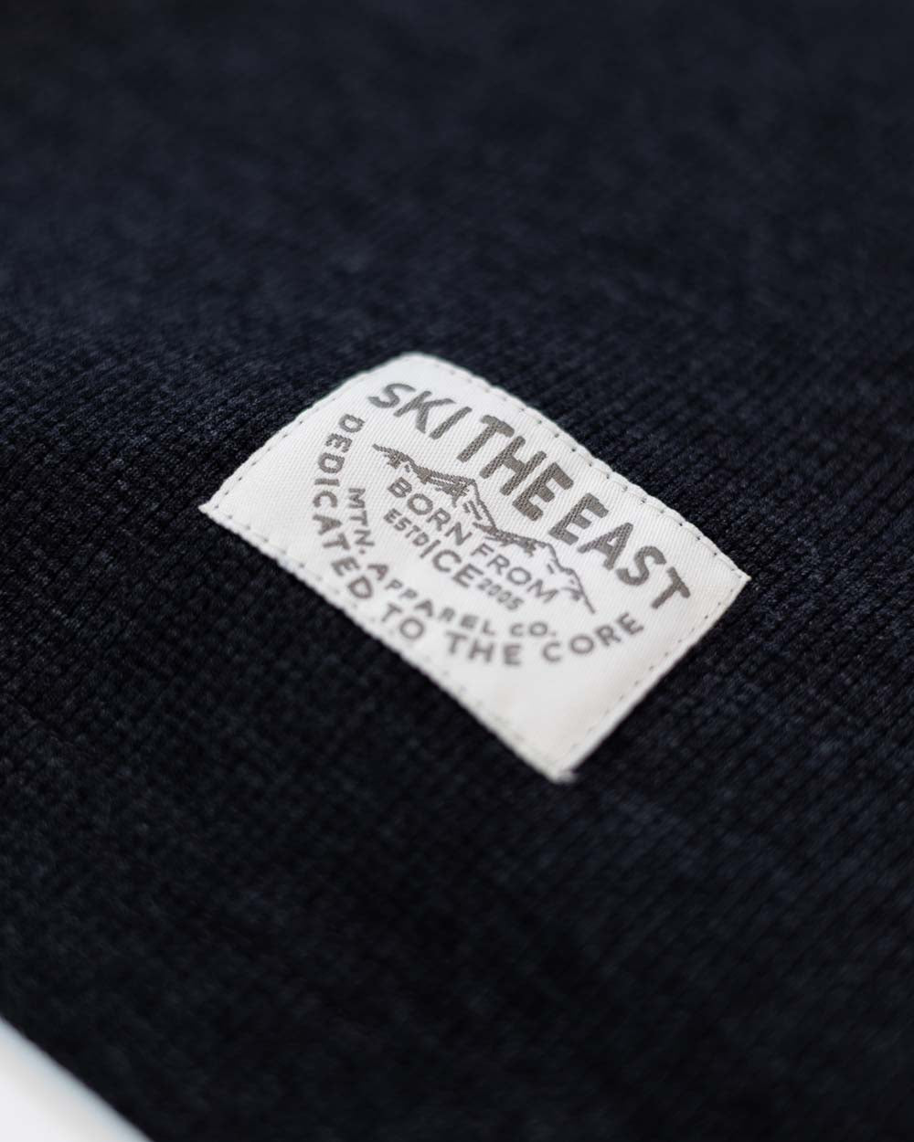 High Alpine Waffle Crew - Vintage Black