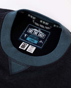Quarry Crew Sweatshirt - Vintage Black/ Indigo